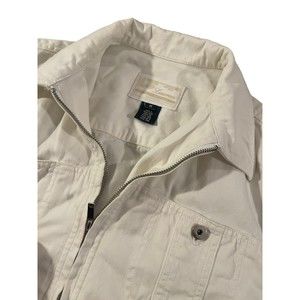 Lauren Ralph Lauren Jacket Womens Size M White/Beige Jean Company.